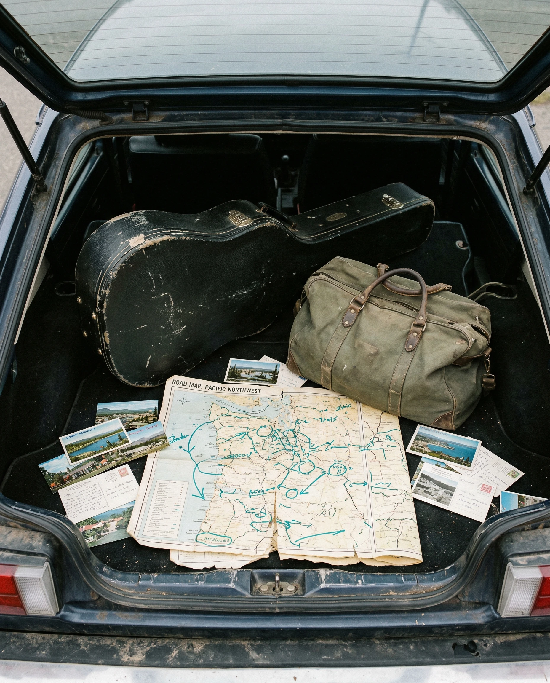 Indie folk road song lyrics example