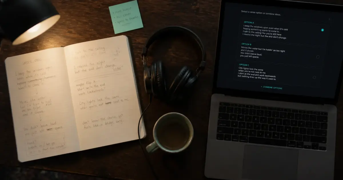 How to Write Song Lyrics with AI