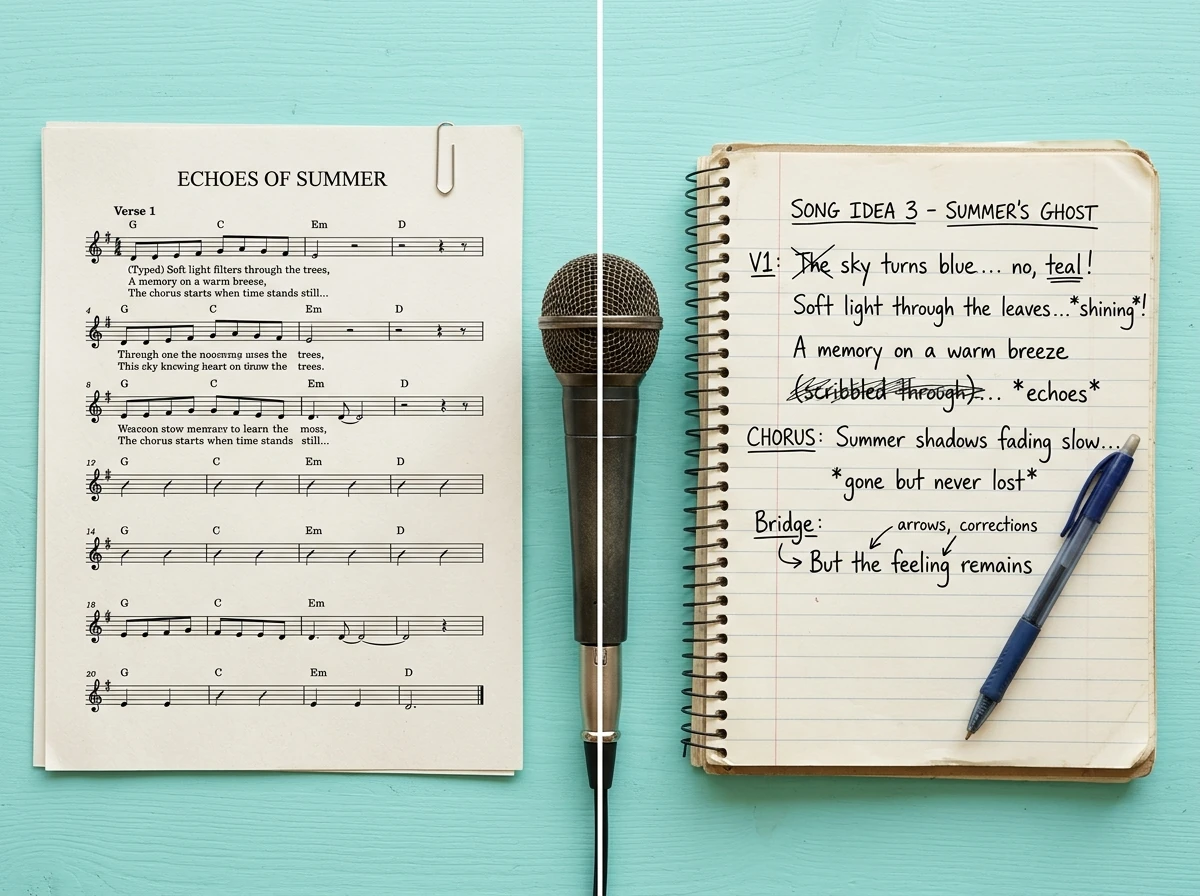 Generate lyrics or use your own