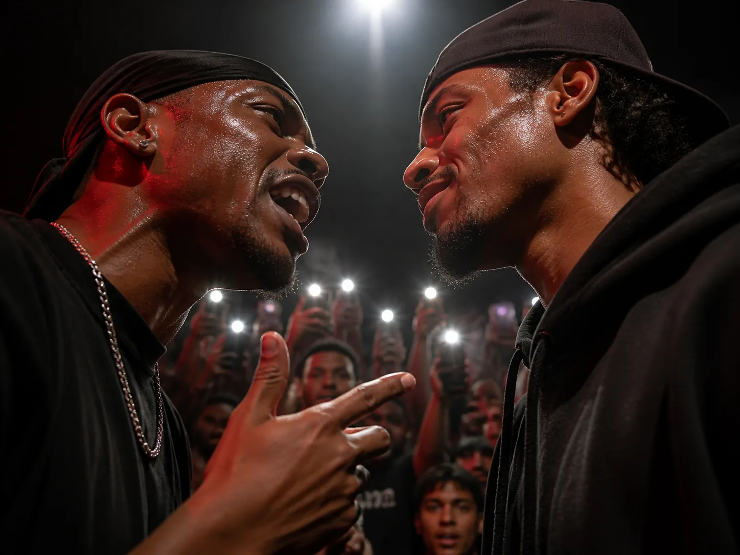 Playful diss track lyrics example with battle rap energy